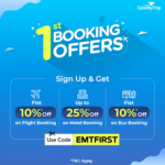 Get 1st Flight Booking for free